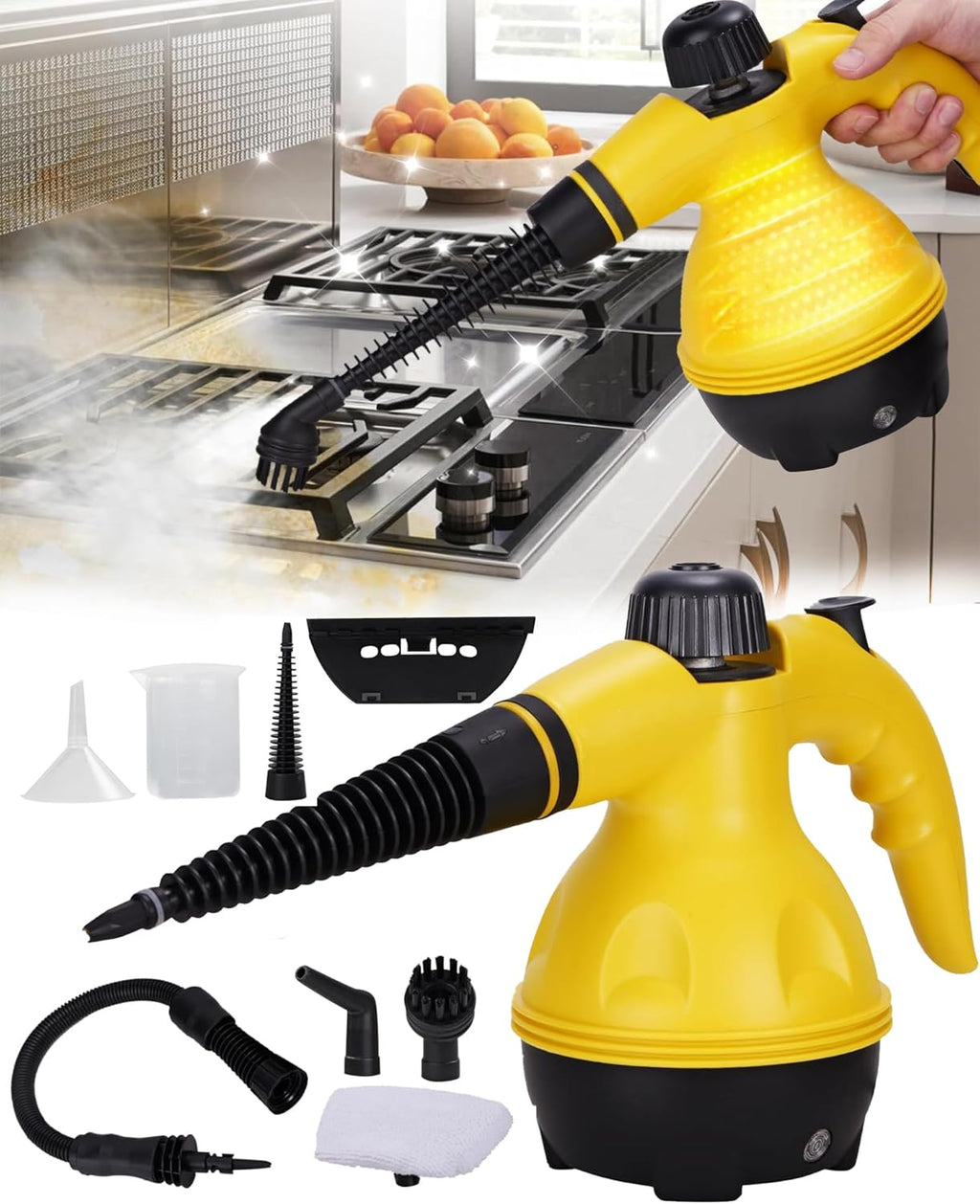 Handheld Steam Cleaner 1500W High Pressure Portable Steamer