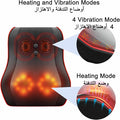Neck Back Massager with Remote Control, 16 Massage Deep Shiatsu Head Kneading Shoulder Heat for Muscle Body Leg Pain, Electric Hot Pillow Home Office Use