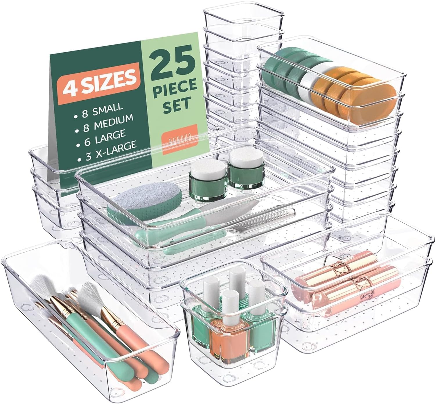 Clear Drawer Organizer