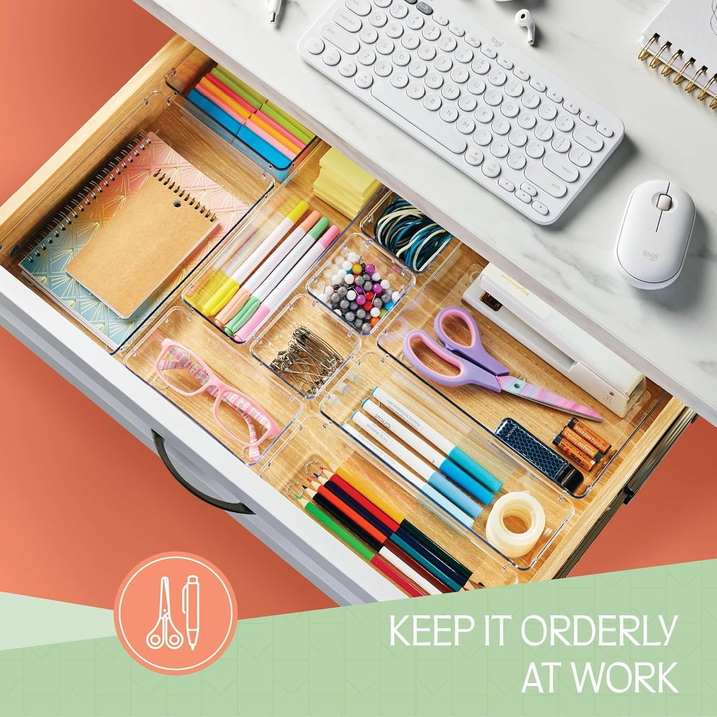 Clear Drawer Organizer